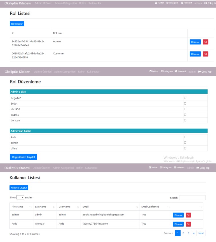 GitHub - dilaraerdogan/E-commerce: E-ticaret kitap satış platformu