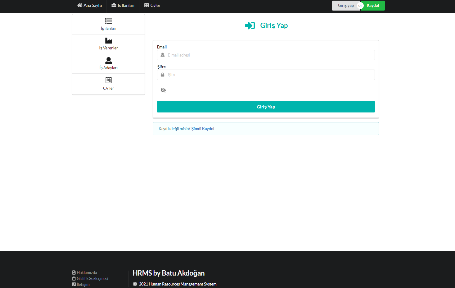GitHub - batuakdogan/hrms-front-end · GitHub
