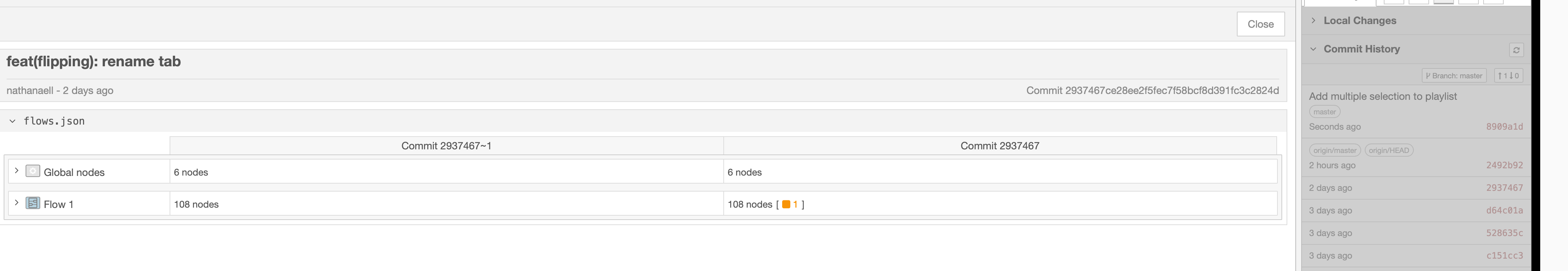 Commit messages not shown (possible code injection) · Issue #3006 ...