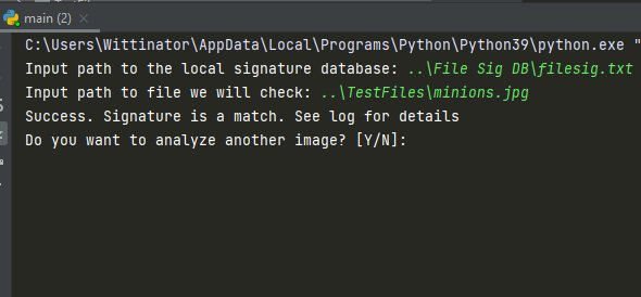 GitHub - BrandonIW/File-Signature-Analysis: This program takes in a ...