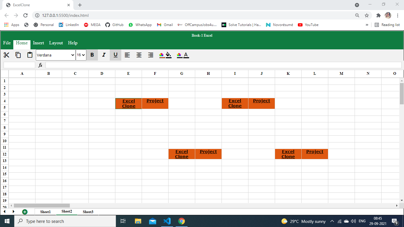 GitHub - kanchangera/excelClone_Project