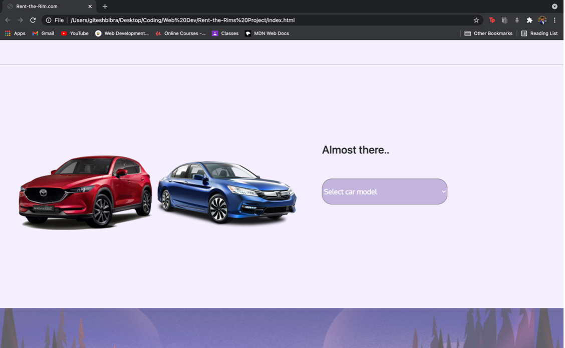 GitHub giteshbibra/RenttheRims A Car Rental site