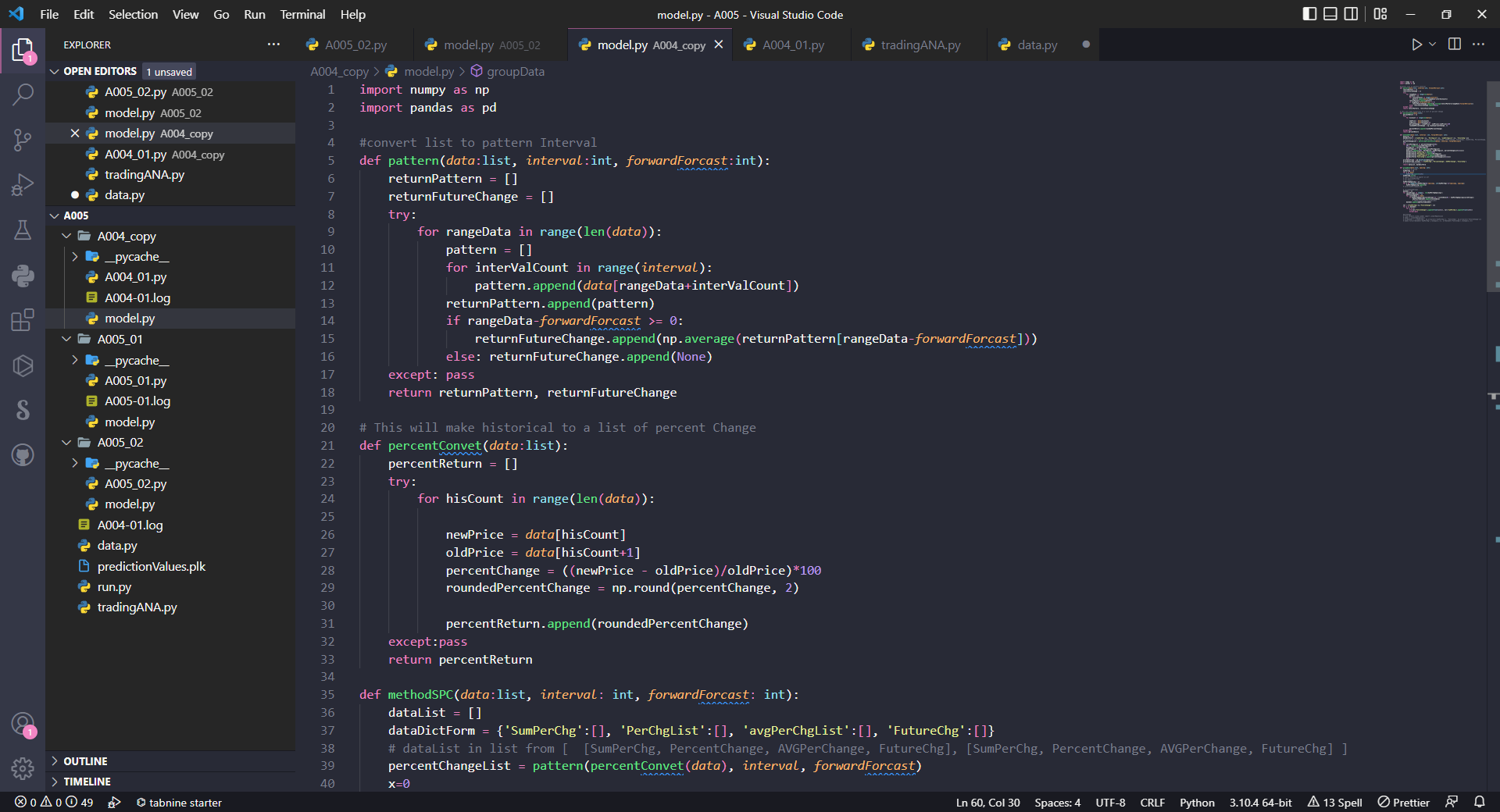 GitHub - ArtyTBcat/TradingAnalysis: Arty's 1 year of trading analysis code