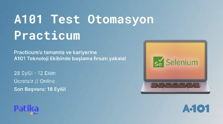 GitHub - suhasahin/A101_Test_Automation_Practicum: A101 Test Otomasyon ...