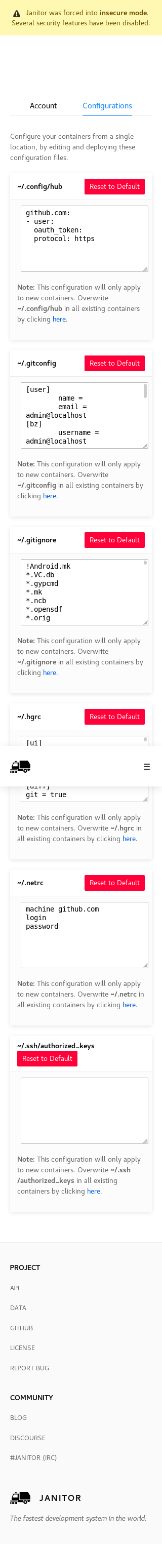 settingsconfigurations