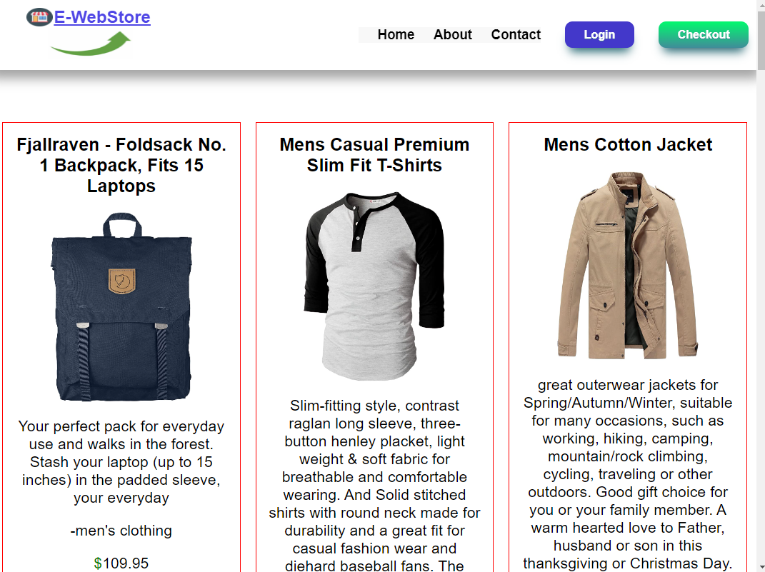 GitHub - munibk22/E-Commerce_Web_Store: Mobile Friendly E-Commerce Store