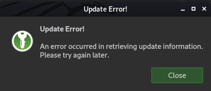 Check for Updates is not working · Issue #5954 · keepassxreboot ...