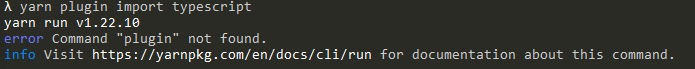 [Bug] error Command "plugin" not found. · Issue #2750 · yarnpkg/berry ...