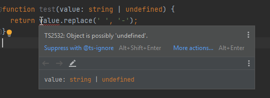 Typescript not working correctly with attributes that are possibly ...