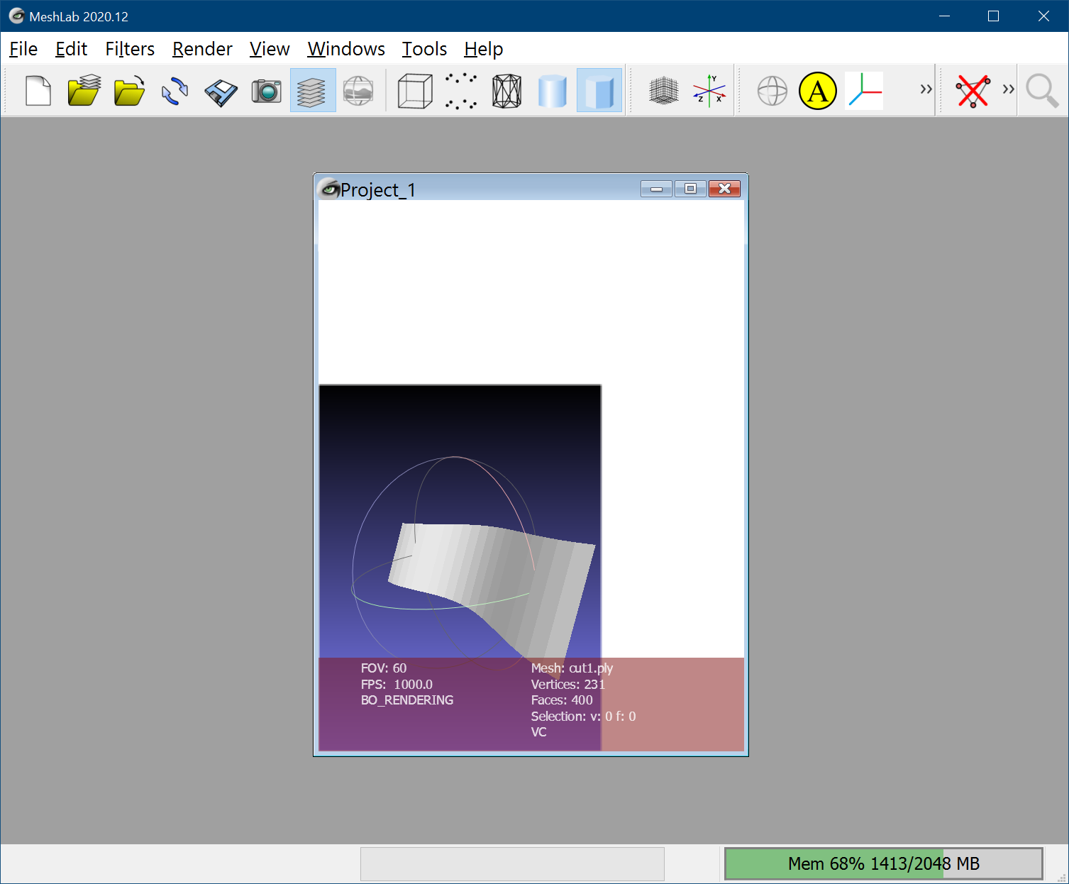 Viewing area reduced · Issue #902 · cnr-isti-vclab/meshlab · GitHub