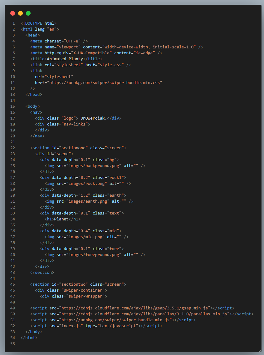 GitHub - DrQwerciaks/animated_planety