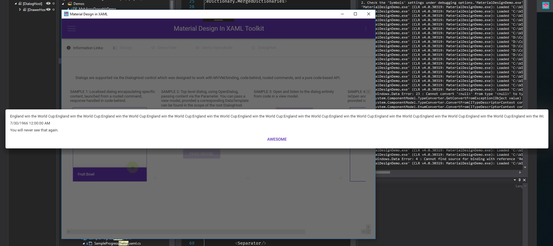Dialog is not bounded by parent · Issue #997 · MaterialDesignInXAML ...