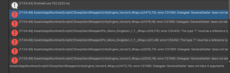 [Unity] 1.3.6版本生成脚本报错 · Issue #938 · Tencent/puerts · GitHub