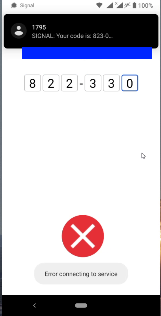 Signalid Red Button Code Signal auto inserts the registration code wrong, if there's no other ...