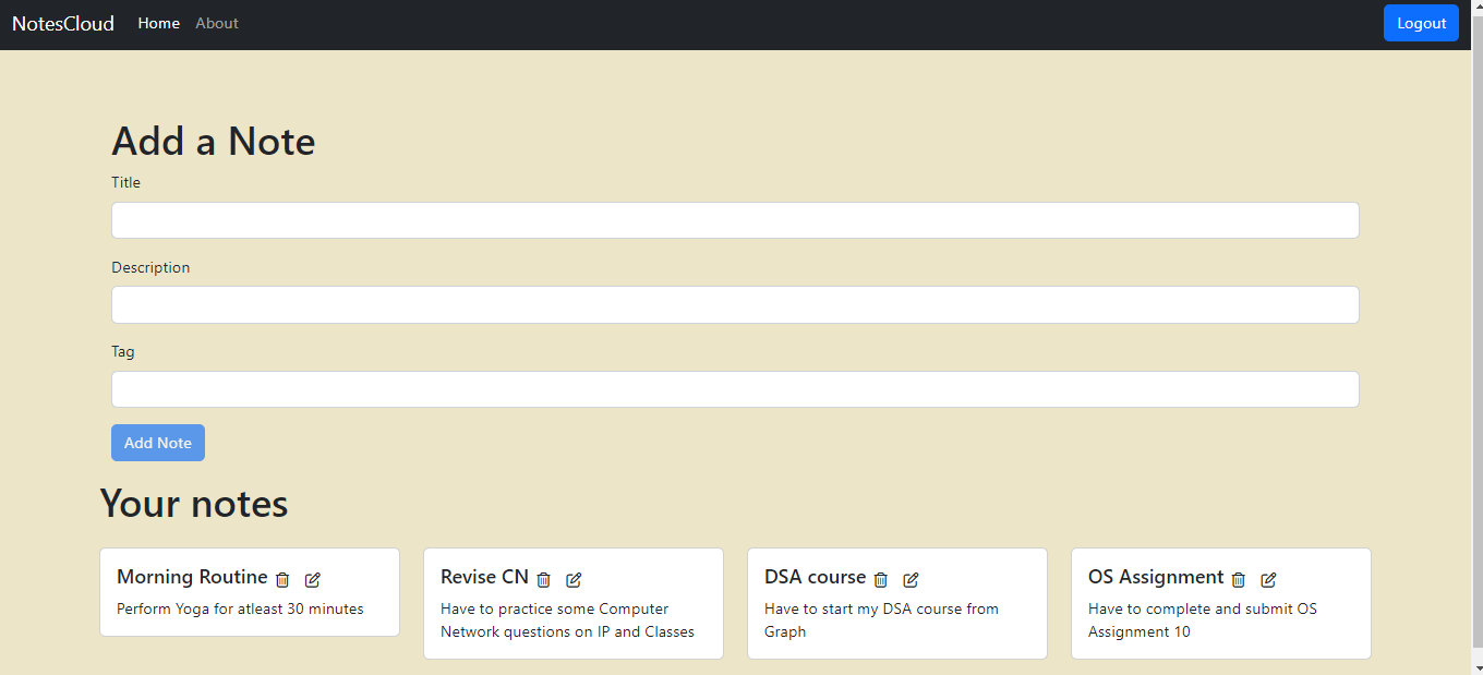 GitHub - Ambikesh88/NotesCloud: NotesCloud is your one click platform ...