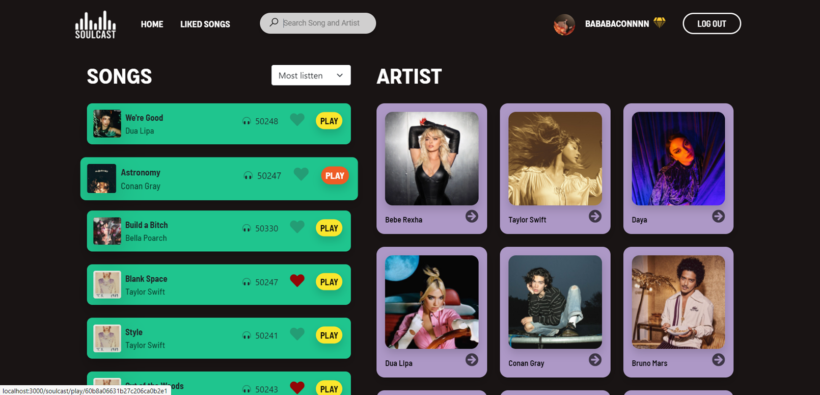 GitHub - bababaconnnn/Soulcast-music: Soulcast is a music streaming ...