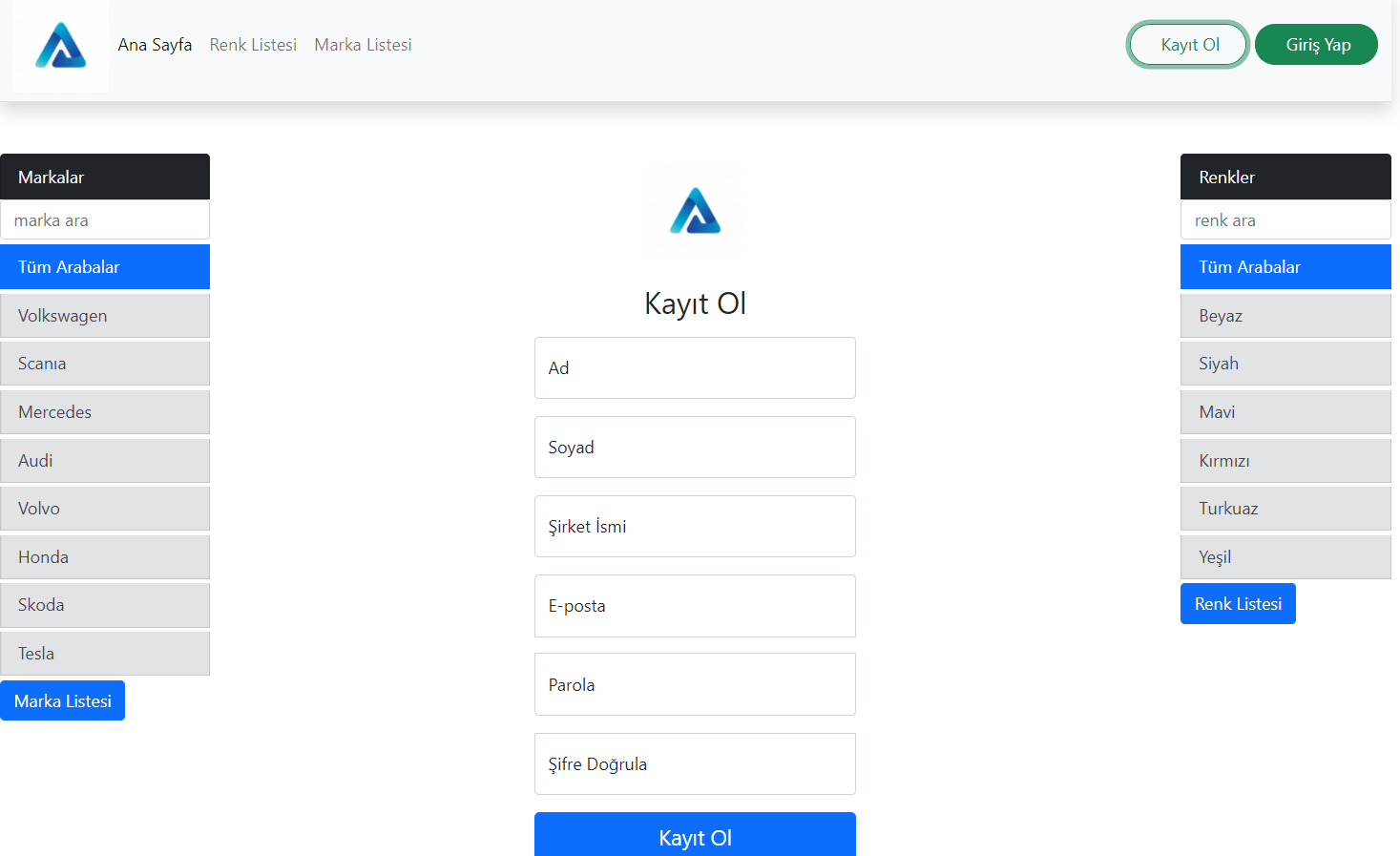 GitHub - MAkifUNLU/CarRentalProject-Frontend