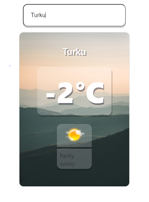 GitHub - Tursku/Weather-app: Mini Frontend focused project to train ...