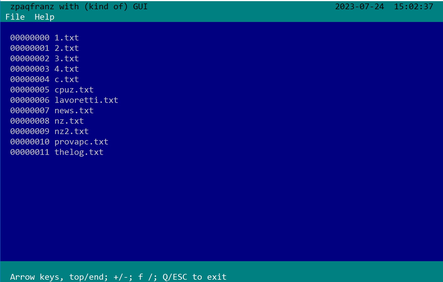 how to extract a single file? · Issue 63 · fcorbelli/zpaqfranz · GitHub