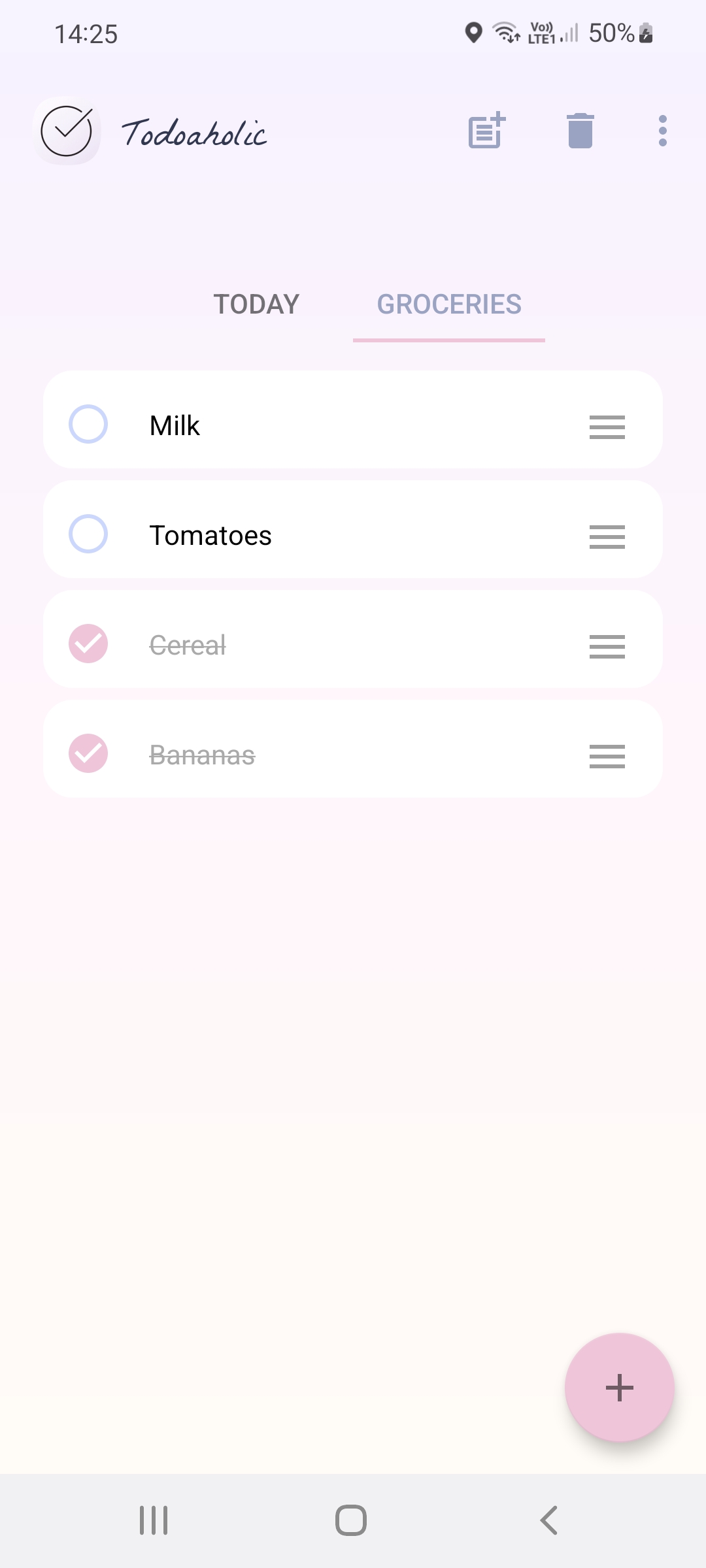 GitHub - forrpa/Todoaholic: (WIP) To do list Android application