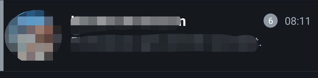 The actual number of unread messages
