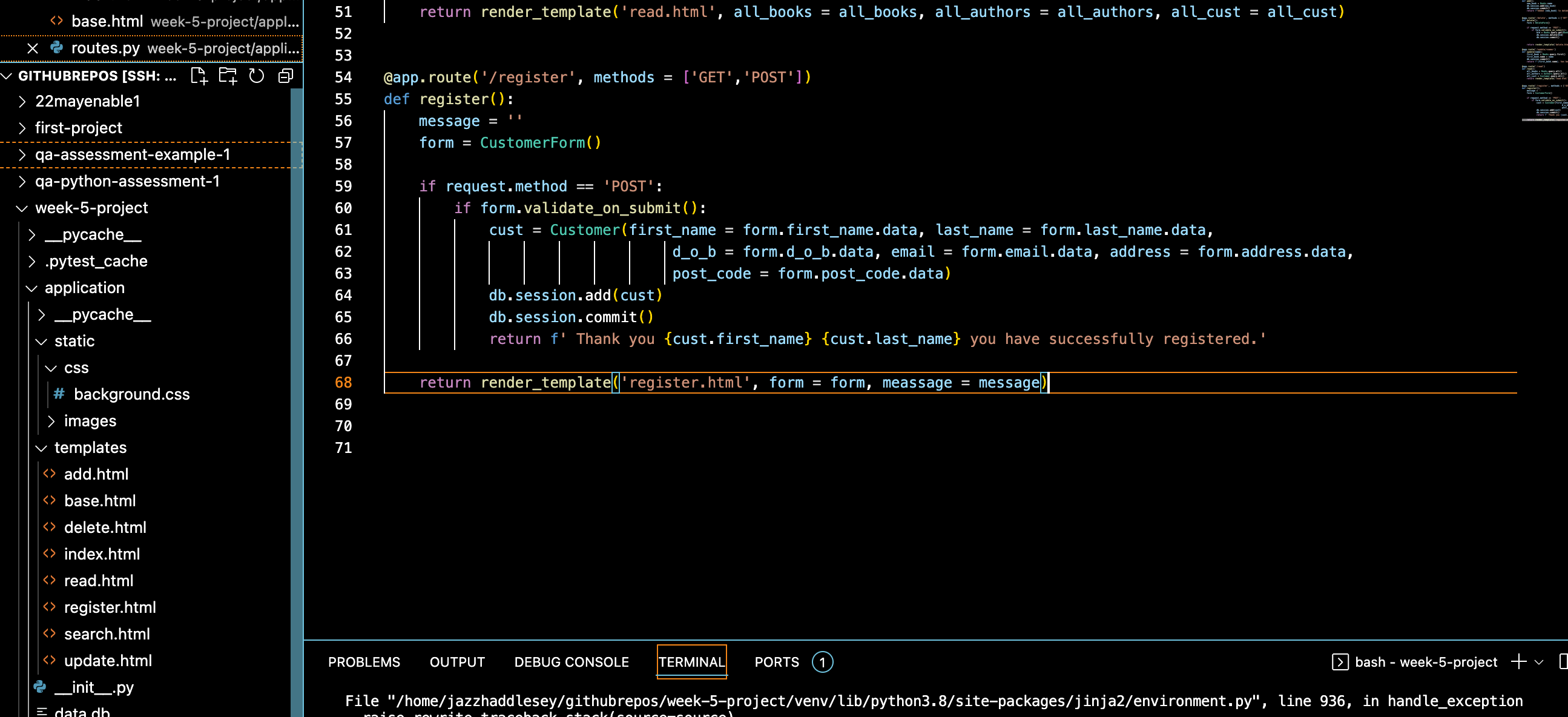 GitHub - JazzHaddlesey/week-5-project