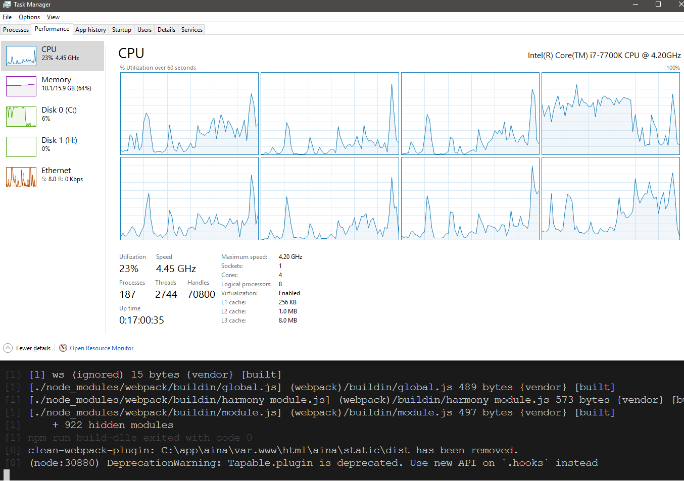 multi-threading out of balance? · Issue #6660 · yarnpkg/yarn · GitHub