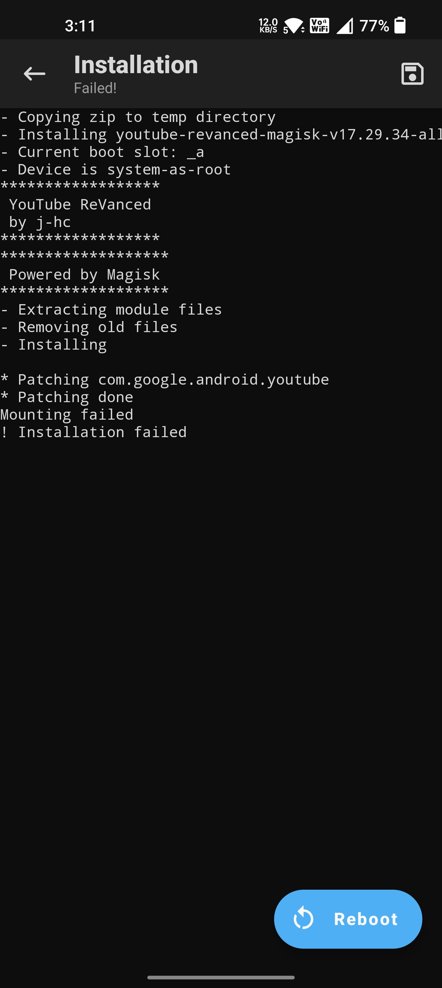 patching failed in latest pre-release · Issue #13 · j-hc/revanced ...
