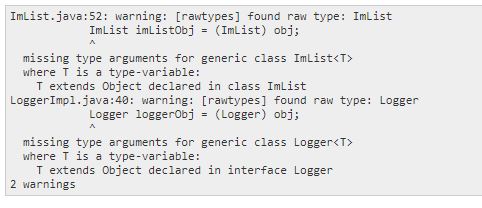Lab 7 Level 3 "raw types" checkstyle warning · Issue #165 · nus-cs2030 ...