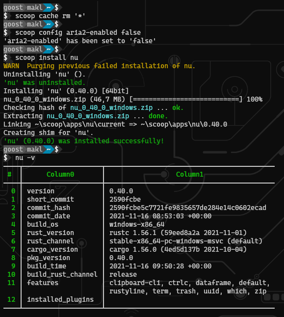 nu@0.40.0: Decompress Error · Issue #3003 · ScoopInstaller/Main · GitHub