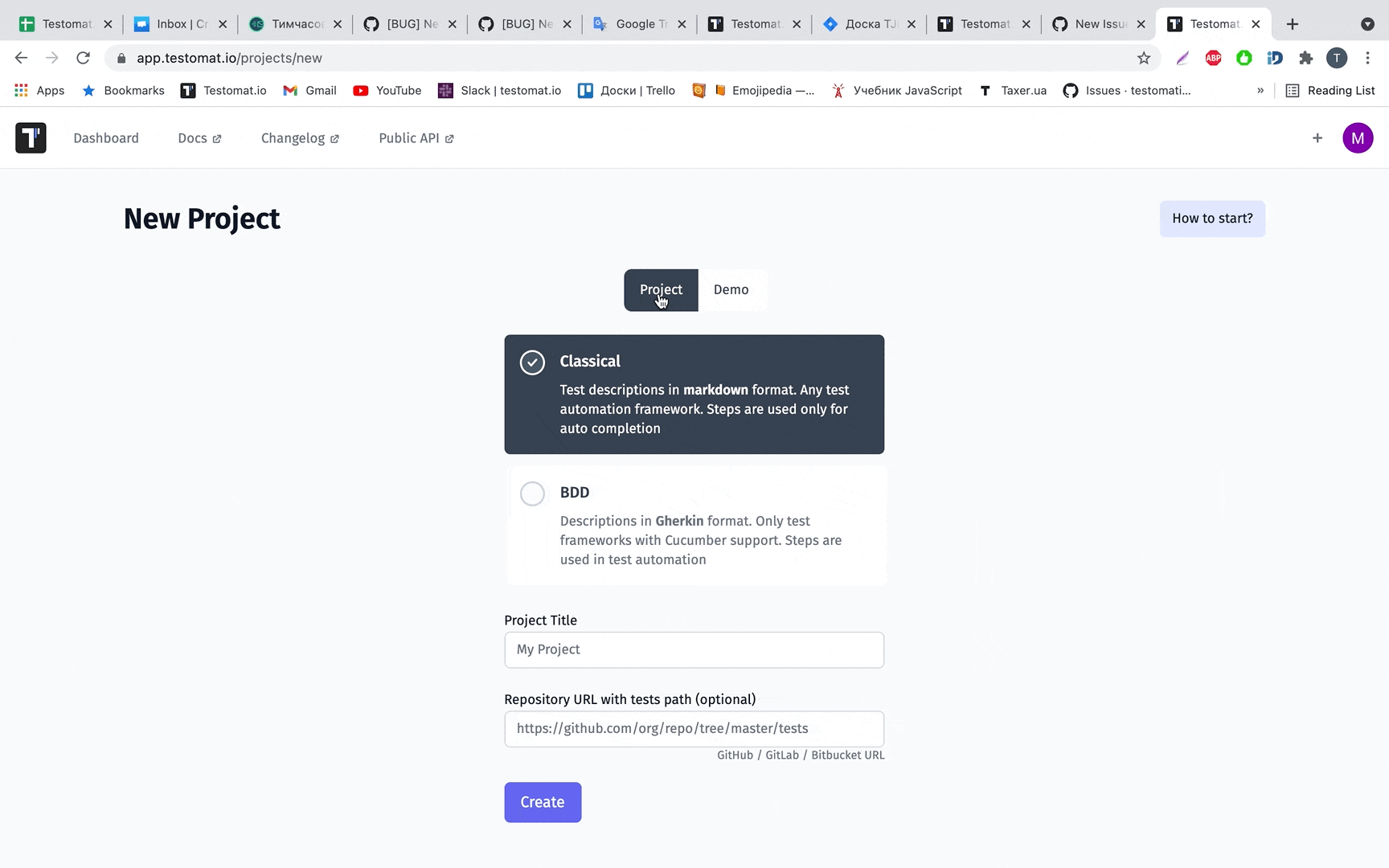 Create Demo page has broken styles · Issue #480 · testomatio/app · GitHub