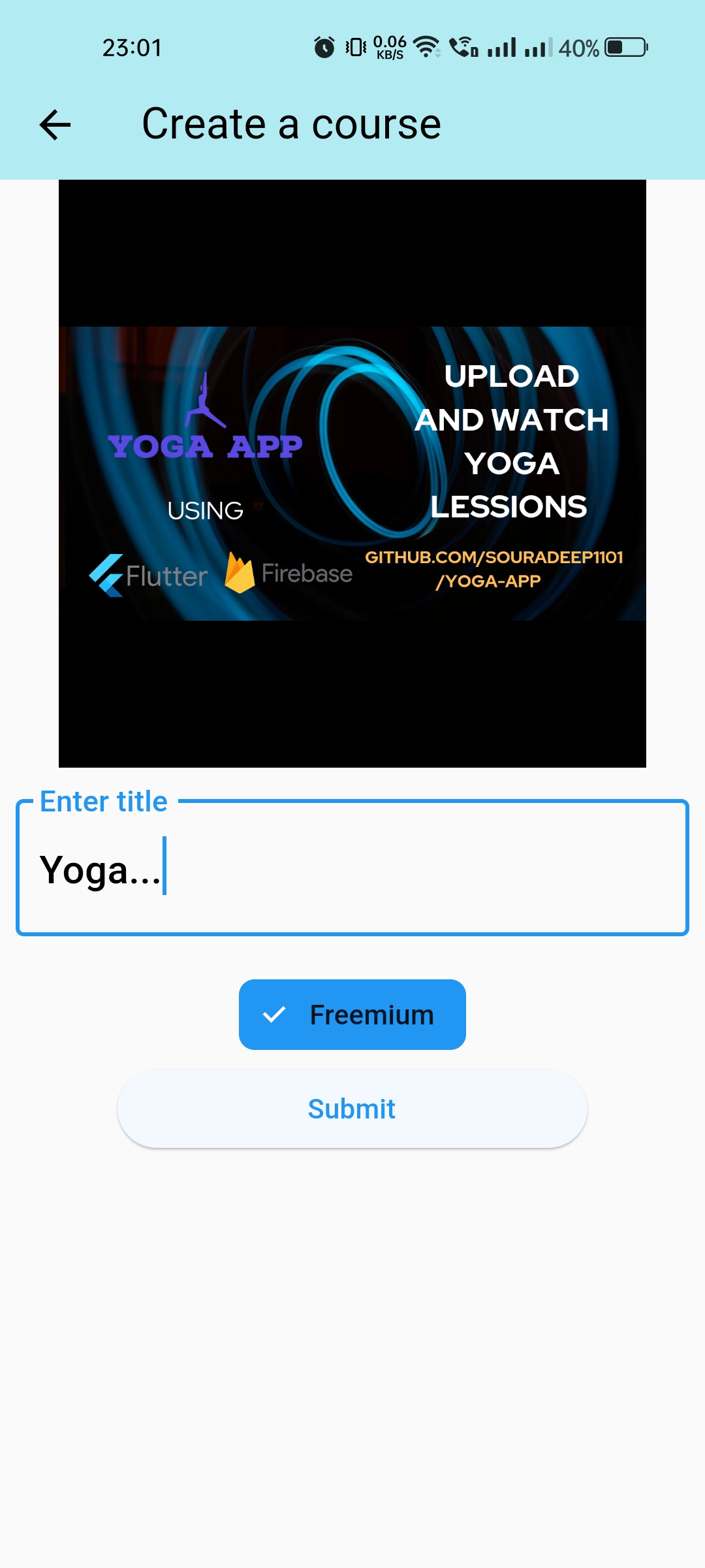 GitHub - Souradeep1101/Yoga-App: A simple app for streaming and ...