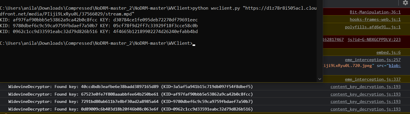 Decryption keys are not correct · Issue #11 · T3rry7f/NoDRM · GitHub
