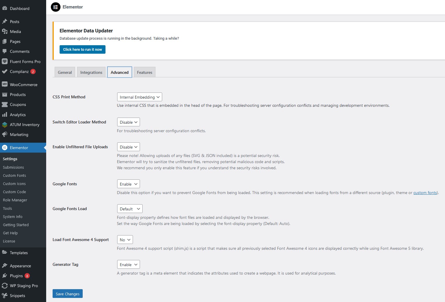🐞 Bug Report Elementor Pro unsets