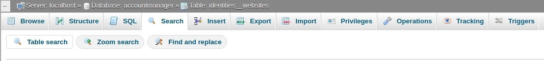 [5.0.0-dev] Search and Insert broken · Issue #14388 · phpmyadmin ...