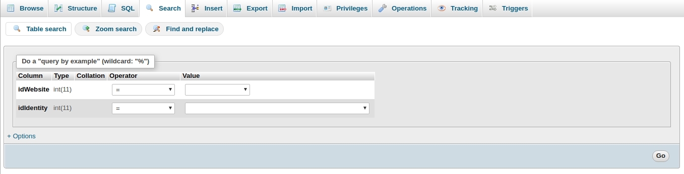 [5.0.0-dev] Search and Insert broken · Issue #14388 · phpmyadmin ...