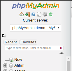 Show refresh indicator while refreshing all databases tree listing ...