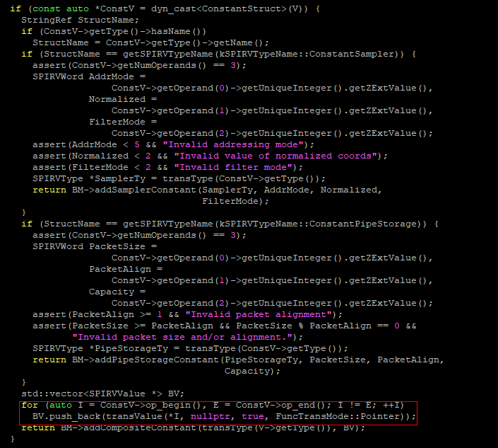 Infinite loop when translating llvm global variable to SPRIV · Issue ...
