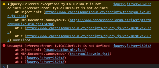 Browser console - JS error · Issue #234 · mybbgroup/Thank-you-like ...