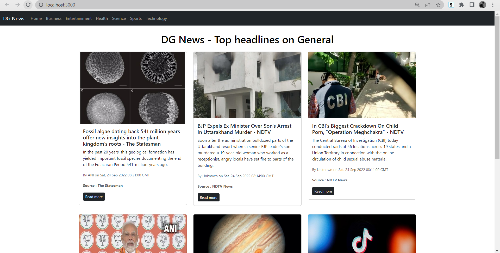 GitHub - Chinmay0905/mynews-site: Get the latest news on different ...