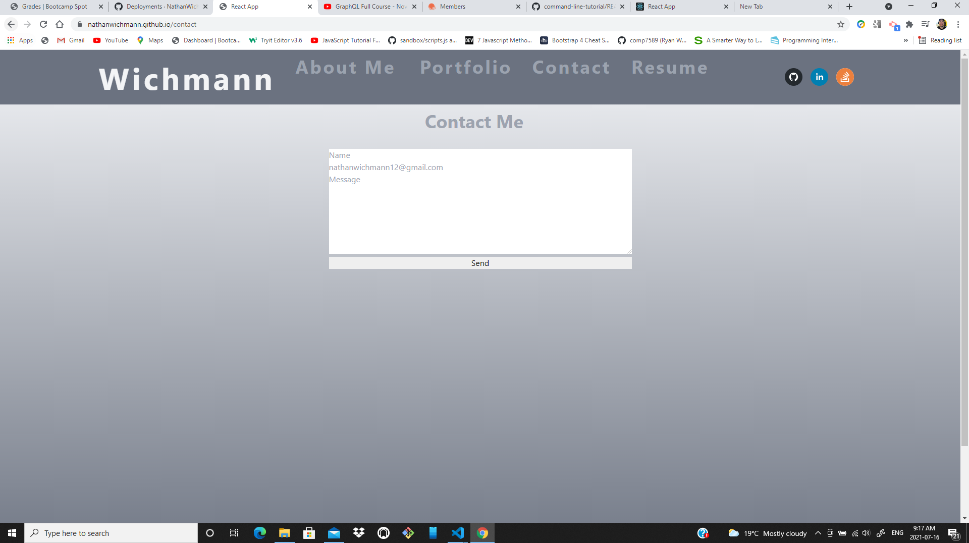 GitHub - NathanWichmann/NathanWichmann.github.io: Personal portfolio ...