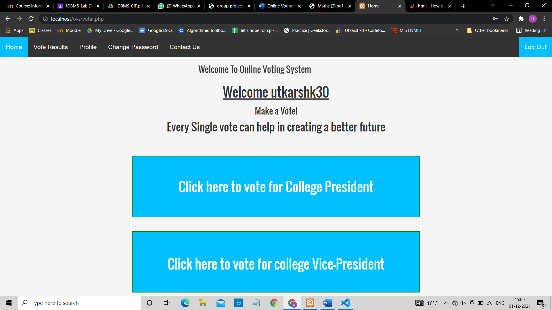 GitHub - utkarshk30/Online-Voting-System: An Online Voting Technique ...
