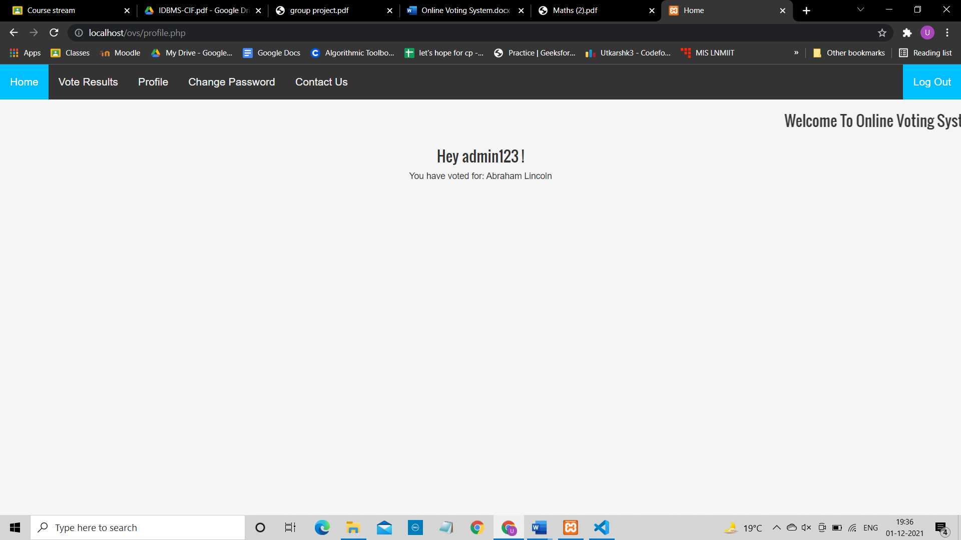 GitHub - utkarshk30/Online-Voting-System: An Online Voting Technique ...