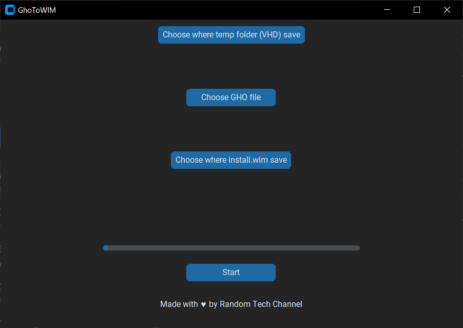 GitHub randomtechchannel/ghotowim Convert GHO (Norton Ghost) image to WIM image for Windows Setup