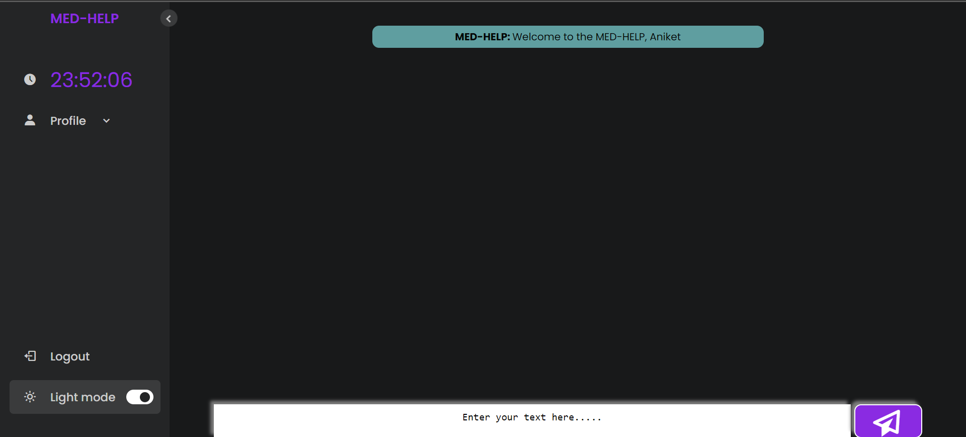 GitHub - Aniket-001/Med-Help: A medical chat app for discussion.