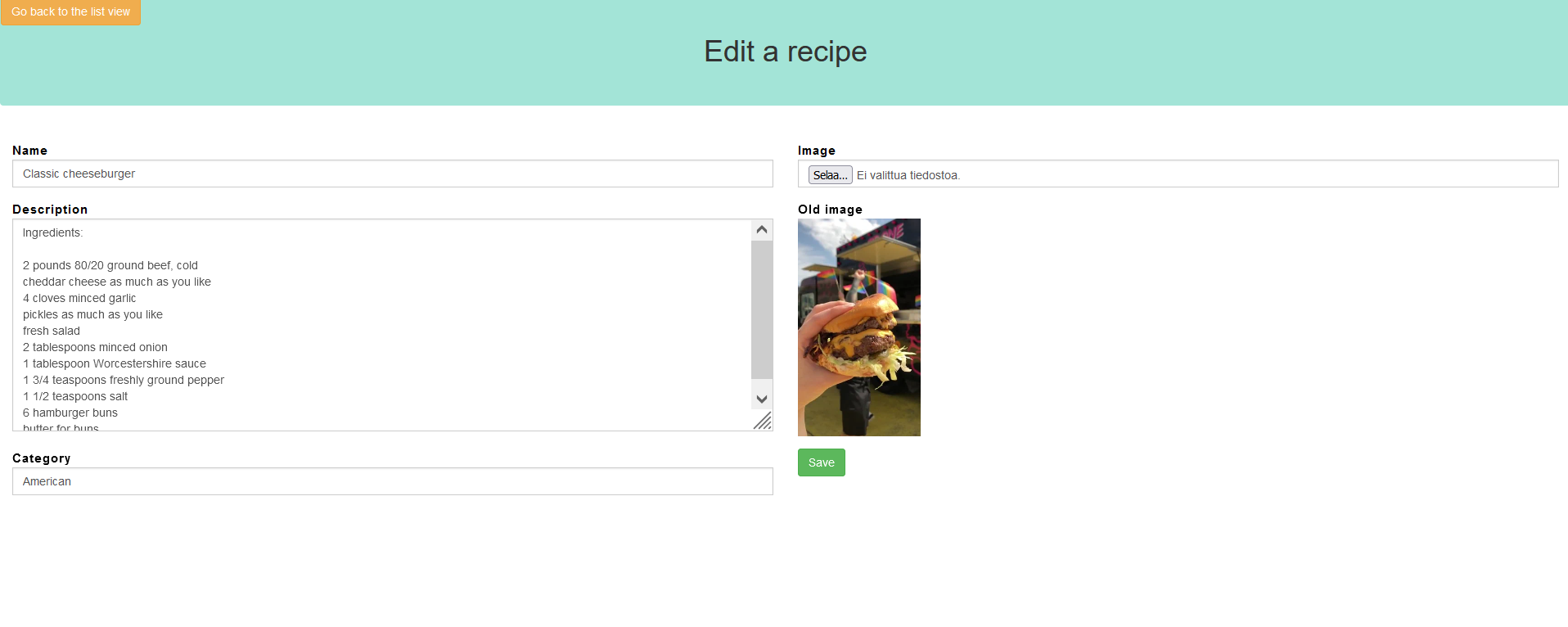 GitHub - DanielTarsalainen/RecipeBuddyApplication · GitHub