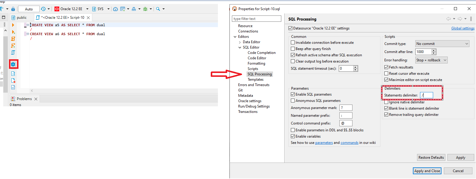 want to support delimiter / syntax for oracle on syntax parsing · Issue ...