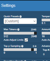 UI limits context size to 2048 tokens · Issue #303 · LostRuins ...