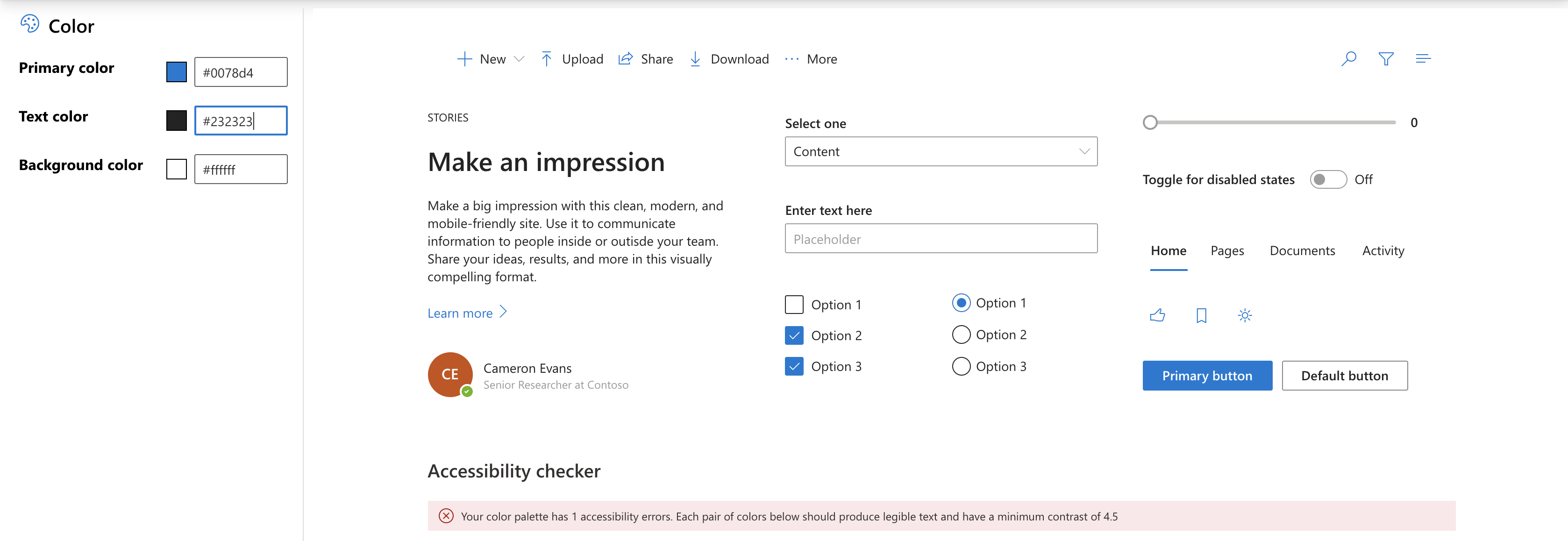 Theme Designer inconsistency in generating colors · Issue #13485 ...
