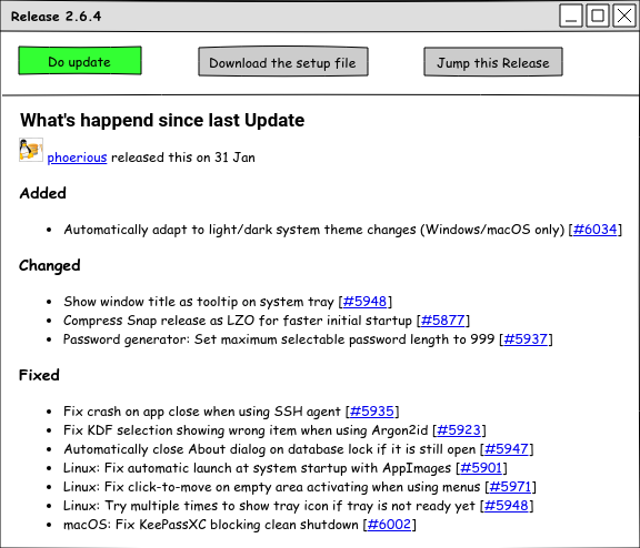 Provide better update notice and ability to direct download · Issue ...